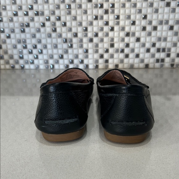 Kate Spade Black Loafers with Gold Detail- Size 8.5 - Picture 3 of 6
